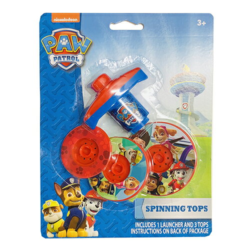 パウパトロール おもちゃ スピニングトップ 15190 こま コマ スピニングディスク 幼稚園 保育園 男の子 景品 パウパト チェイス マーシャル ラブル キャラクター グッズ おうち遊び インポート 輸入品 クリスマス ギフト メール便不可