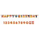 セサミストリート バースデー バナー 14654 バースデーバナー HAPPY BIRTHDAY 誕生日 セサミ エルモ 飾り デコレーション 装飾品 かわいい カラフル SESAME STREET クッキーモンスター ビッグバード パーティー キャラクター 雑貨 グッズ 輸入品 インポート メール便不可 3