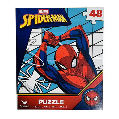 スパイダーマン パズル 48ピース ( スパイダーマン ) 15536a ジグソーパズル ピースが大きい 易しい 知育 おもちゃ マーベル アメコミ ヒーロー かっこいい ギフト プレゼント キャラクター グッズ 輸入品 インポート