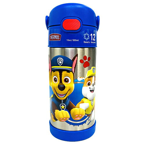 楽天市場 サーモス ストローボトル F410 パウパトロール Thermos 水筒 保冷 355ml ステンレス ストロー ワンタッチ パウパト グッズ 犬 チェイス ラブル マーシャル 青 Pawpatrol キッズ 男の子 かっこいい カラフル キャラクター グッズ 輸入品 インポート
