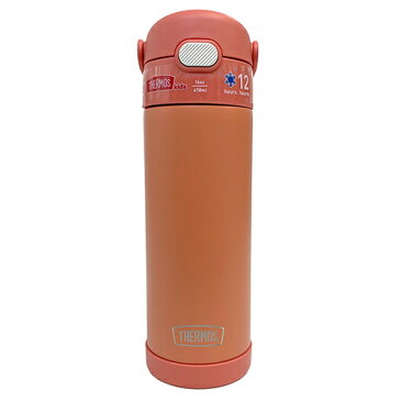 サーモス 直飲み ボトル F411 ( アプリコット ) 15660 THERMOS 水筒 保冷 470ml ステンレス ワンタッチ スリム 軽量 キッズ 男女兼用 大人 幼児 小学生 シンプル カラフル ランチ グッズ 水分補給 熱中症対策 輸入品 インポート【ss】