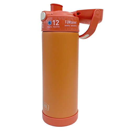 サーモス 直飲み ボトル F411 ( アプリコット ) 15660 THERMOS 水筒 保冷 470ml ステンレス ワンタッチ スリム 軽量 キッズ 男女兼用 大人 幼児 小学生 シンプル カラフル ランチ グッズ 水分補給 熱中症対策 輸入品 インポート【ss】