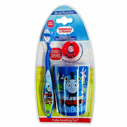 񂵂g[}X uV & Rbv Zbg (WF[X 5) bh 15713b THOMAS q Ԃ炵  c LbY j̎q Lbvt g[}X A Thomas & Friends Toothbrush Set BRUSH CAP James