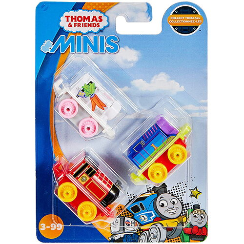 きかんしゃトーマス minis 3個セット BUNNY 15983c トーマス おもちゃ THOMAS MINIS ミニチュア ミニ フィギュア コレクション カラフル おもしろ キャラクター グッズ ビクター ロージー 輸入…