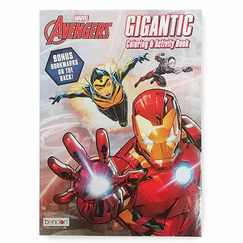 アベンジャーズ ぬりえ カラーリングブック GIGANTIC 15980 アイアンマン Iron Man 塗り絵 ぬり絵 アクティビティ 英語 知育玩具 マーベル MARVEL 男の子 おもちゃ ヒーロー キャラクター 雑貨 グッズ 海外 輸入品 インポート MADE IN U.S.A