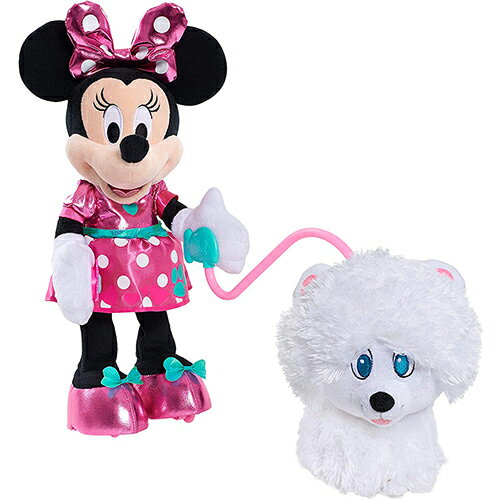 楽天市場 ミニー おもちゃ 犬のお散歩 ハッピーヘルパー ドッグ 犬 スノウパフ お散歩 しゃべる 歌う ごっこ 音が鳴る 子供 幼児 クリスマス プレゼント ミニーちゃん ディズニー 女の子 かわいい ピンク ミニーマウス キャラクター 雑貨 グッズ 海外 輸入品