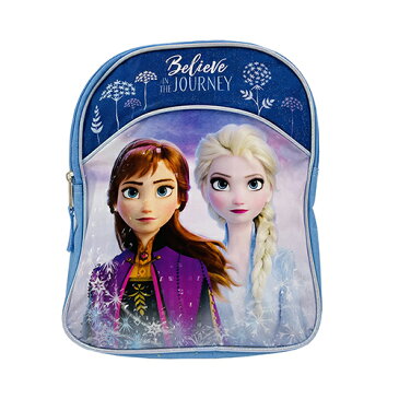 アナと雪の女王2 キッズ ミニ リュック (4.5リットル/アナ エルサ) 15379 バッグ バックパック シンプル 小さい スモール Sサイズ トドラー 未就園児 保育園 幼稚園 女の子 水色 ブルー かわいい ディズニー アナ雪 キャラクター グッズ 雑貨 輸入品 インポート