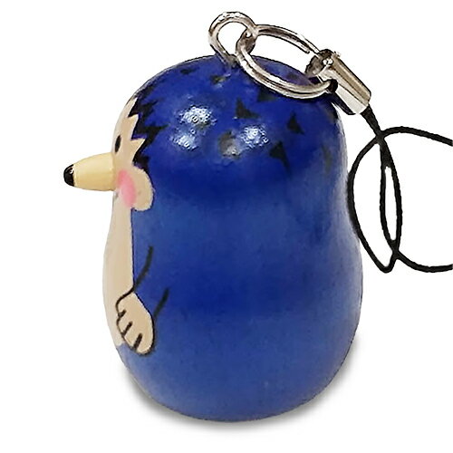 クルテク ウッドキーチェーン (ハリネズミ)