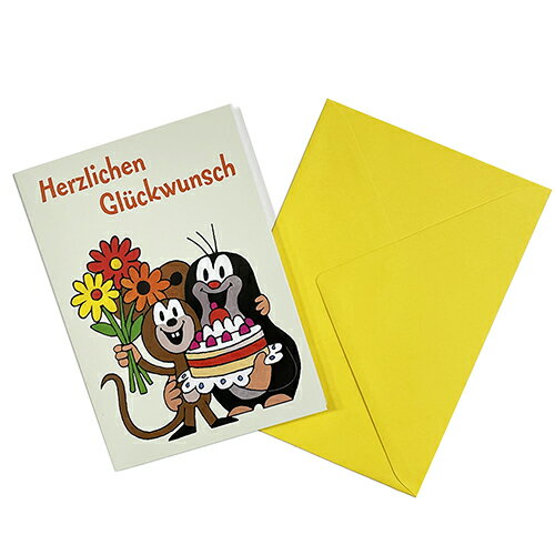 クルテク バースデーカード 封筒付き