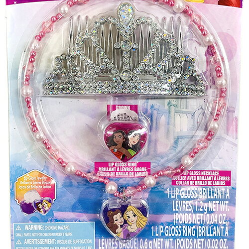 ディズニープリンセス グロス 入り ジュエリーセット 17116 ネックレス ティアラ ...