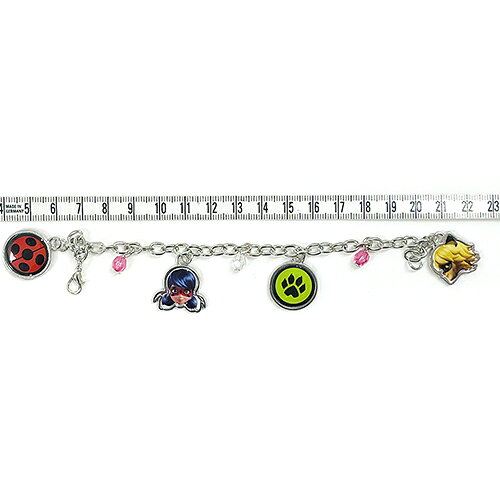 ミラキュラス レディバグ メタル チャーム ブレスレット 17127 アクセサリー ブレ...