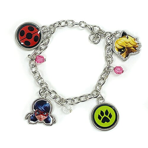 ミラキュラス レディバグ メタル チャーム ブレスレット 17127 アクセサリー ブレ...