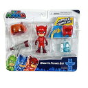 パジャマスク フィギュア セット ( アウレット ) 17224b PJMASKS フィギュア 光る キャラクター グッズ 人形 ヒーロー こども キッズ 幼児 赤 レッド かわいい かっこいい アニメ ディズニージュニア しゅつどう!パジャマスク 忍者 輸入品 インポート