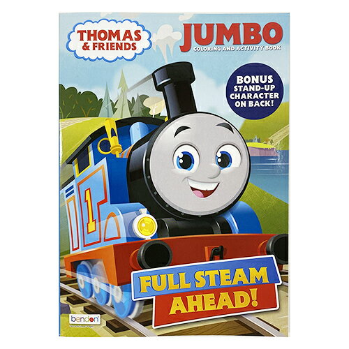 きかんしゃトーマス ぬりえ ( FULL STEAM AHEAD ) 17343a THOMAS トーマス ぬり絵 カラーリングブック おもちゃ キッズ 子供 機関車 キャラクター グッズ 輸入品 インポート