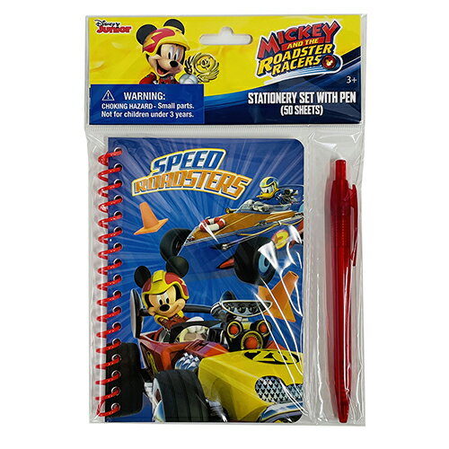 ミッキー メモ帳 & ペン セット 16723 ディスニー ミッキーマウス 文具 文房具 ノート リングノート 罫線 ボールペン 0.6mm 黒インク 男の子 ...