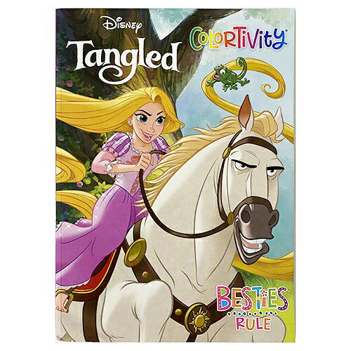 【訳あり】ラプンツェル ぬりえ ( マキシマス ) 17336abc ぬり絵 カラーリングブック おもちゃ キッズ 子供 ディズニー プリンセス 塔の上のラプン...