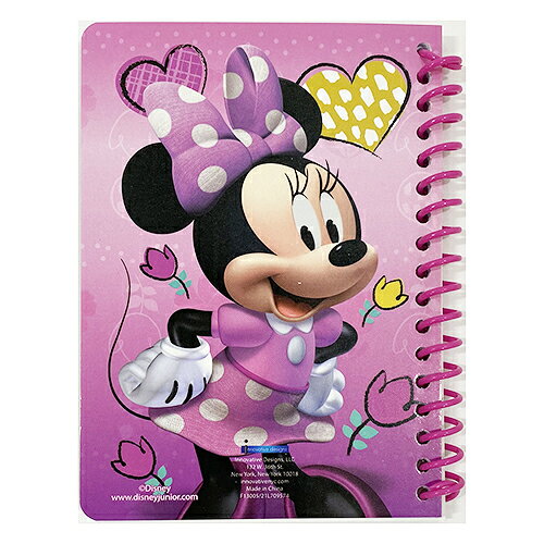 ミニー メモ帳 ＆ ペン セット 17349 文具 文房具 ノート リングノート 罫線 ボールペン 0.6mm 黒インク Disney ディズニー ミニーマウス Minnie 女の子 ピンク キャラクター グッズ 雑貨 インポート 輸入品 pretzel-10029474 キャラクター雑貨 プレッツェル サンプル画像3