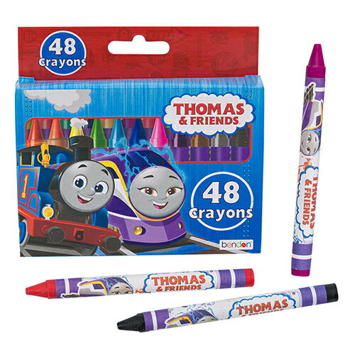 きかんしゃトーマス クレヨン 48色入り 17581 くれよん 文具 文房具 塗り絵 ぬりえ お絵かき おえかき 機関車 トーマス キャラクター 雑貨 グッズ ...
