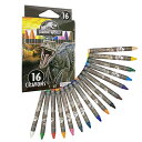 ジュラシックワールド クレヨン 16色入り 17612 くれよん 文具 文房具 塗り絵 ぬりえ お絵かき おえかき Jurassic World 恐竜 キャラク...