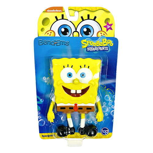 スポンジボブ フィギュア ( ボブ ) 17631a SpongeBob おもちゃ グッズ フィギュア 人形 ミニチュア ミニ人形 ベンダブル 曲げられる かわいい nickelodeon キャラクター トイ 輸入品 インポート