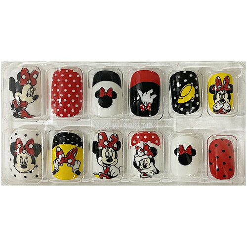 ミニー ネイルチップ ネイルシール セット 17684 ディズニー Disney Minnie ミニー...