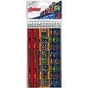 アベンジャーズ えんぴつ 消しゴム付き 12本入り 17736 文具 文房具 鉛筆 消しゴム付き鉛筆 けしごむ ステーショナリー セット AVENGERS ヒー...