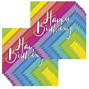 パーティー 紙ナプキン Lサイズ ( HAPPY BIRTHDAY ) 16枚入り 18211 ペーパーナプキン ナフキン パーティー パーティーグッズ ホーム...