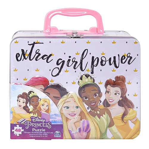 ディズニープリンセス 缶ボックス入り 48ピース パズル 18230 おもちゃ ジグソーパズル 缶入り 缶 トランク 知育玩具 プリンセス おもちゃ 女の子 プ...