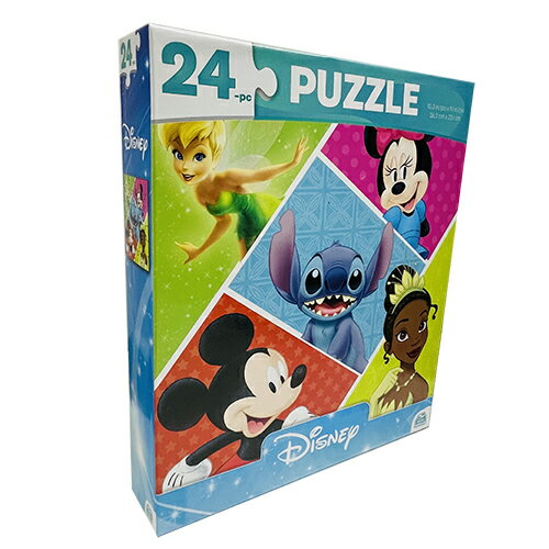 ミッキー ＆ フレンズ パズル ( 24 ピース ) 18414c ジグソーパズル ディズニー Disney プリンセス 知育 おうち遊び 子供 あそび キッズ 幼児 幼稚園 保育園 3才 4才 5才 キャラクター グッズ 雑貨 輸入品 インポート