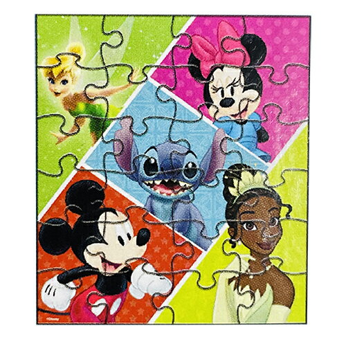 ミッキー ＆ フレンズ パズル ( 24 ピース ) 18414c ジグソーパズル ディズニー Disney プリンセス 知育 おうち遊び 子供 あそび キッズ 幼児 幼稚園 保育園 3才 4才 5才 キャラクター グッズ 雑貨 輸入品 インポート