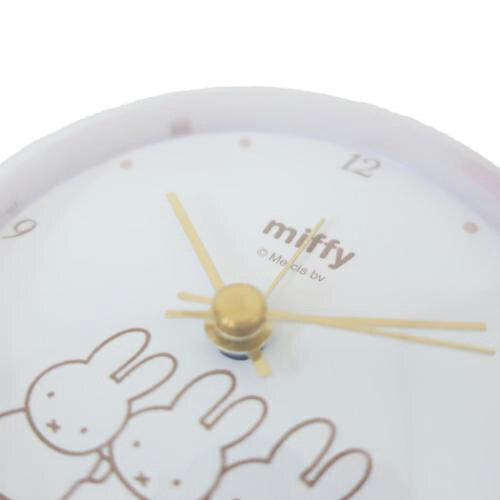 目覚まし時計 時計 ミッフィー リングクロック ( アイボリー ) 18592 miffy ミッフィーちゃん とけい めざまし クロック 置時計 インテリア 雑貨 グッズ 新生活 入学祝 子供部屋 かわいい 大人 一人暮らし 生活雑貨 雑貨 MF-5520439IV [3]