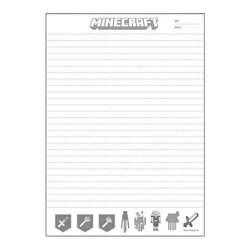 マインクラフト 文具セット 4点 ( ノート ぷっくりったいシール シャーペン 消しゴム ) yts1890 マイクラ グッズ シール ステッカー けしごむ まとまるくん 文房具 文具 学用品 小学生 男の子 女の子 Minecraft ゲーム キャラクター pretzel-10035866 キャラクター雑貨 プレッツェル サンプル画像3