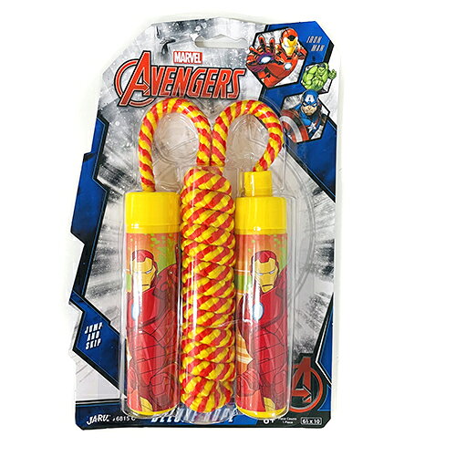 マーベル なわとび （ アイアンマン ） 18717b おもちゃ 縄跳び 縄とび ジャンプロープ アメコミ アベンジャーズ IRONMAN ヒーロー キャラクター グッズ かっこいい キッズ こども 輸入品 インポート