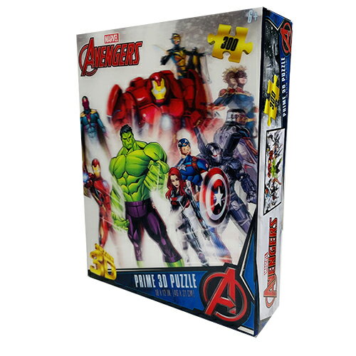 アベンジャーズ 300ピース 3D パズル ( 背景 白 ) 18859b ジグソーパズル 小学生 幼児 大人 知育 おもちゃ マーベル アメコミ ヒーロー レ...