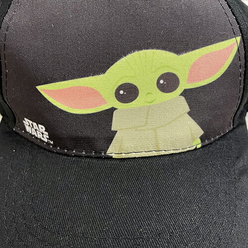 スターウォーズ ザ マンダロリアン 帽子 キャップ 18908 ぼうし ベースボールキャップ キッズ ファッション雑貨 黒 ブラック ヨーダ ベビーヨーダ ザチャイルド グローグー かっこいい 男の子 カジュアル キャラクター グッズ 雑貨 輸入 インポート CAP