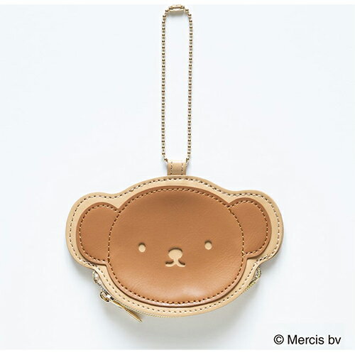 BRUNA FACE APPLIQUE ダイカット ポーチ ( ボリス ) 18936 miffy グッズ ミニポーチ ポーチ 小物入れ コインケース ディックブルーナ ブルーナ くま かわいい 絵本 キャラクター 雑貨 Dick Bruna