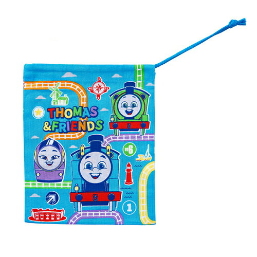 きかんしゃトーマス コップ袋 TO2D 18951 巾着 コップ巾着 保育園 幼稚園 入園準備 トーマス 機関車 雑貨 こども キッズ 男の子 かわいい CP-...