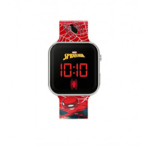 スパイダーマン LED ウォッチ 18968 腕時計 デジタルウォッチ 光る ファッション雑貨 小物 男の子 BOYS 小学生 こども プレゼント ギフト キャラクター グッズ SPIDER-MAN 輸入品 インポート USA