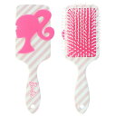 バービー パドルブラシ ( ピンク×ホワイトストライプ ) 18971 Barbie グッズ ヘアブラシ ブラシ ヘアケア 大人 おとな 子供 こども キッズ ...