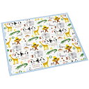 おさるのジョージ ZOO 大判 ランチクロス 52×52cm 19439 クロス 弁当包み ランチョンマット 綿 お弁当 ランチ 子ども こども キッズ ジョージ キャラクター グッズ キャラクター 雑貨 かわいい 入園 入園準備 入学(3)