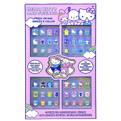 ハローキティ & フレンズ キッズ ネイルチップ 48ピース 19762 キティちゃん グッズ ネイル つけ爪 つけづめ ネイルファイル 子ども キッズ かわいい サンリオ シナモロール クロミ キャラクター グッズ PRESS ON NAILS 海外 輸入品 インポート HK1214GG ハローキティ & フレンズ キッズ ネイルチップ 48ピース 19762 キティちゃん グッズ ネイル つけ爪 つけづめ ネイルファイル 子ども キッズ かわいい サンリオ シナモロール クロミ キャラクター グッズ PRESS ON NAILS 海外 輸入品 インポート HK1214GG