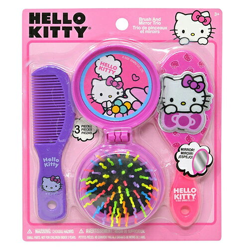 ハローキティ ヘアブラシ & ミラー 3点 19764 キティちゃん グッズ くし ヘアブラシ ミラー 手鏡 ハンドミラー 子ども キッズ かわいい サンリオ キャラクター グッズ Brush & Mirror Trio 海外 輸入品 インポート HK1104GG ハローキティ ヘアブラシ & ミラー 3点 19764 キティちゃん グッズ くし ヘアブラシ ミラー 手鏡 ハンドミラー 子ども キッズ かわいい サンリオ キャラクター グッズ Brush & Mirror Trio 海外 輸入品 インポート HK1104GG