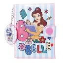 ディズニープリンセス 三つ折り 財布 ( BELL ベル バックストライプ / チャーム白雪姫 )19948 子供用 女の子 お財布 おさいふ ウォレット 札入れ 縦型 ビニールウォレット ラプンツェル 白雪姫 キャラクター PCNG-0096