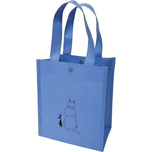 ムーミン キャリーバッグ ( ムーミン BL ) 19963 MV690 ミニトート トートバッグ バッグ ランチバッグ 耐水 水濡れOK ブルー 青 キャラクター グッズ インディゴ 雑貨 かわいい