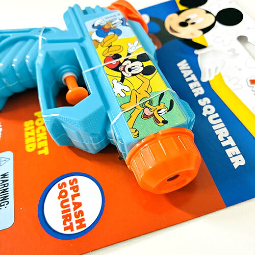 キャラクター雑貨 プレッツェルのディズニー 水鉄砲 ( ミッキー ) 20106a おもちゃ 水遊び Water Blaster 水でっぽう みずでっぽう こども 幼稚園 保育園 女の子 男の子 Disney ミッキーマウス プレゼント 輸入品 インポート｜アングル2
