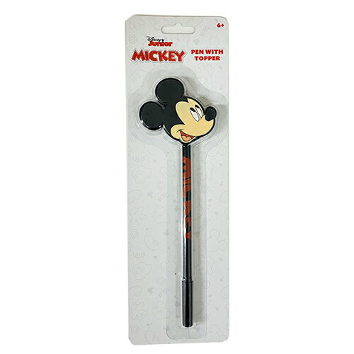 乐天商城 - ミッキー トッパー付き ペン 19700 ボールペン ペン 文具 文房具 ステーショナリー Disney Mickey かわいい プレゼント プチギフト インポート 輸入品 712867MCH