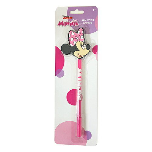 樂天商城 - ミニー トッパー付き ペン 19701 ボールペン ペン 文具 文房具 ステーショナリー Disney Minie かわいい プレゼント プチギフト インポート 輸入品 713905MRM