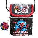スパイダーマン ショルダーミニポーチ ( バック丸いブルー ) 19952 ポシェット ミニショルダー バッグ ショルダーバッグ カバン 鞄 コインポーチ 財布 おさいふ かっこいい 男の子 子供 幼児 小学生 マーベル MARVEL SPIDERMAN ヒーロー キャラクター グッズ 雑貨 SPNG-2023