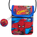 スパイダーマン ショルダーミニポーチ ( 上に仲間たち ) 19953 ポシェット ミニショルダー バッグ ショルダーバッグ カバン 鞄 コインポーチ 財布 おさいふ かっこいい 男の子 子供 幼児 小学生 マーベル MARVEL SPIDERMAN ヒーロー キャラクター グッズ 雑貨 SPNG-2024