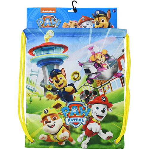 Rakuten - パウパトロール ナップザック メッシュ 20050 パウパト バッグ かばん サブバッグ 着替え入れ 体操着入れ 靴入れ シューズ入れ ジムバッグ ナップサック かっこいい 男の子 塾 学童 小学生 キャラクター グッズ 雑貨 輸入品 インポート PPPCBM104C